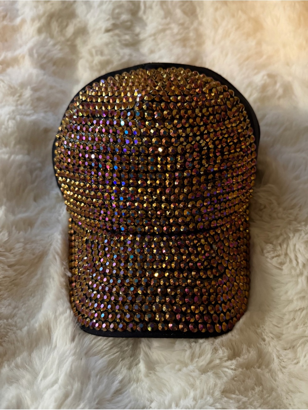New ‘blinged’ Embellished Iridescent Cap